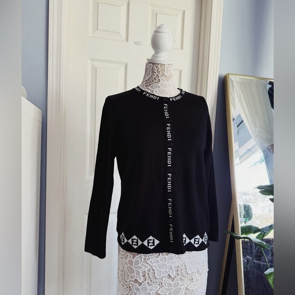 Authentic Fendi Sweater Coat - Picture 12 of 12